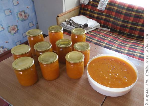 Это мой десерт из желтых помидоров.