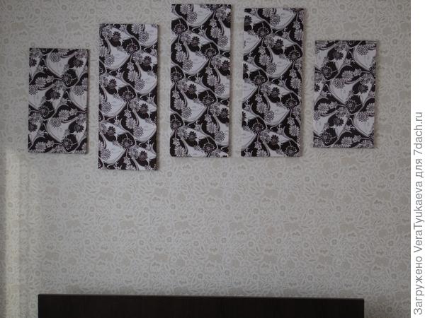 Моя первая модульная картина.