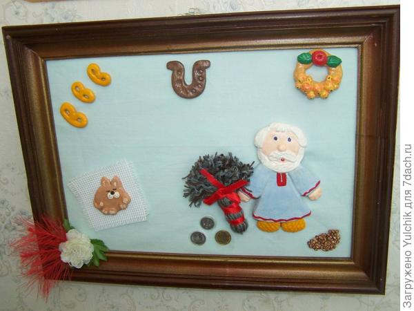 Картина из солёного теста