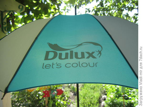 Красивый зонтик «Dulux»