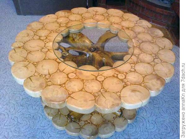 Интересный столик на дачу!