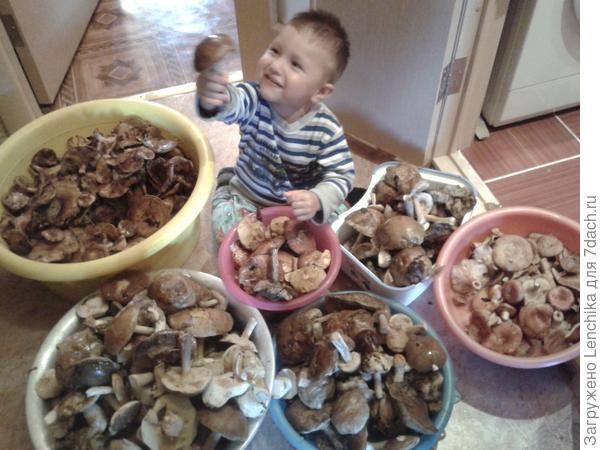 А вот чистить их любит только мама))))