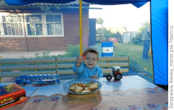 Мы с сестренкой на любимой даче!