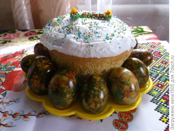 Кулич и яйца