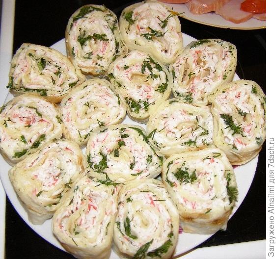 рулет из лаваша