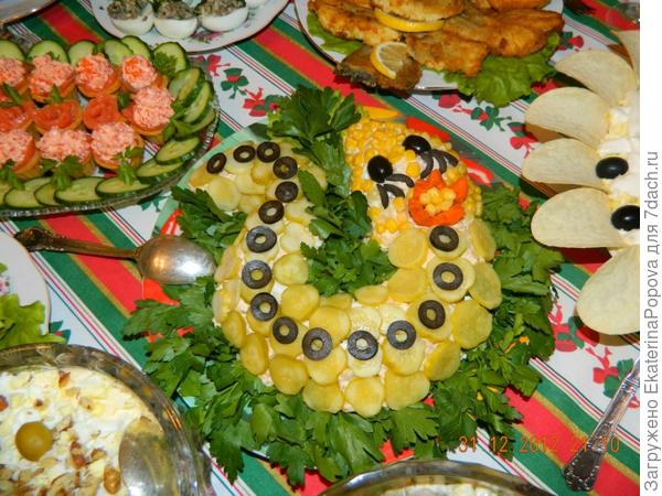 Новогодний стол