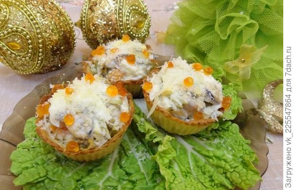 салатик &quot;Мидии под снегом&quot;