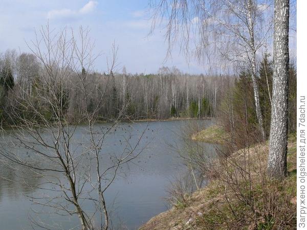 весна на озере