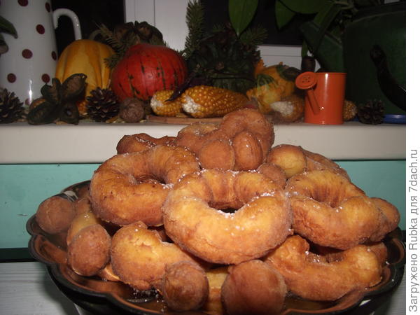 Пончики по Вашему рецепту.