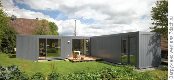 Дом из транспортных контейнеров