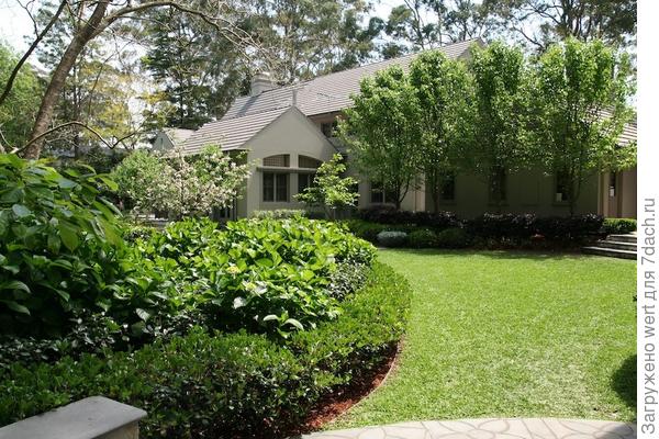 Ландшафтный дизайн в частном саду