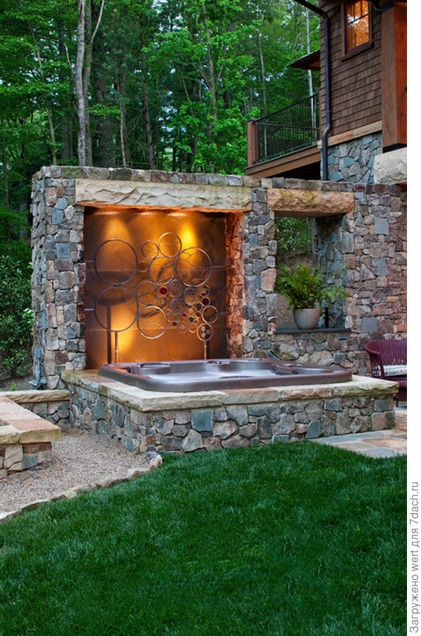 Восхитительные идеи для зоны джакузи
