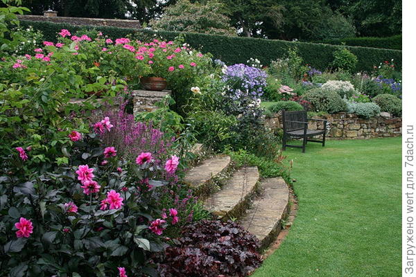 Английский стиль в ландшафтном дизайне - сады Coton Manor Gardens