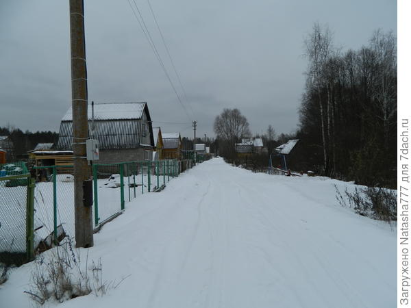 зима на даче