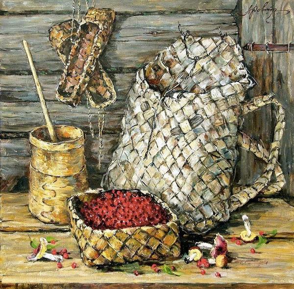 Сказ о старорусском пестере.&amp;quot;Пестерь&amp;quot;, &amp;quot;пехтерь&amp;quot; - это лыковая заплечная корзина, сумка, с которой наши предки ходили на охоту, собирать дары леса, и за покупками на ярмарки (в нынешнем понимании рюкзак), кошель. Слово было широко распространено в северных и верхневолжских русских диалектах. Слово не имеет ясной славянской этимологии, зато имеет ясную финно-угорское марийское и видимо мерянское значение.В марийском языке плетеную заплечную корзину называют - &amp;quot;пестер&amp;quot; - от слова &amp;quot;пистер&amp;quot; - &amp;quot;липняк&amp;quot;, лапти, лукошки, кошели, корзины и сумки марийцы традиционно и издавна делали из липового лыка.Пестерь в русских диалектах имеет также второе название &amp;quot;пайва&amp;quot;.&amp;quot;Пайва&amp;quot; или &amp;quot;пайба&amp;quot;, рус. - &amp;quot;заплечная сумка&amp;quot;, пайва - марийск., ком., раiр, раibа манс. - &amp;quot;корзина&amp;quot;, которое родственно puji удм. - &amp;quot;мешок, кошелек, корзинка&amp;quot;. (см. Тойвонен, МSFОu 52, 310 и сл.; Кальман, Асtа Lingu. Hung., I, 260.)Эти слова вошли в русский язык из языков обрусевших финно-угорских народов Северо-Востока и Севера.