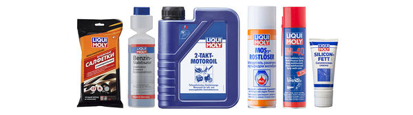 набор продукции компании Liqui Moly