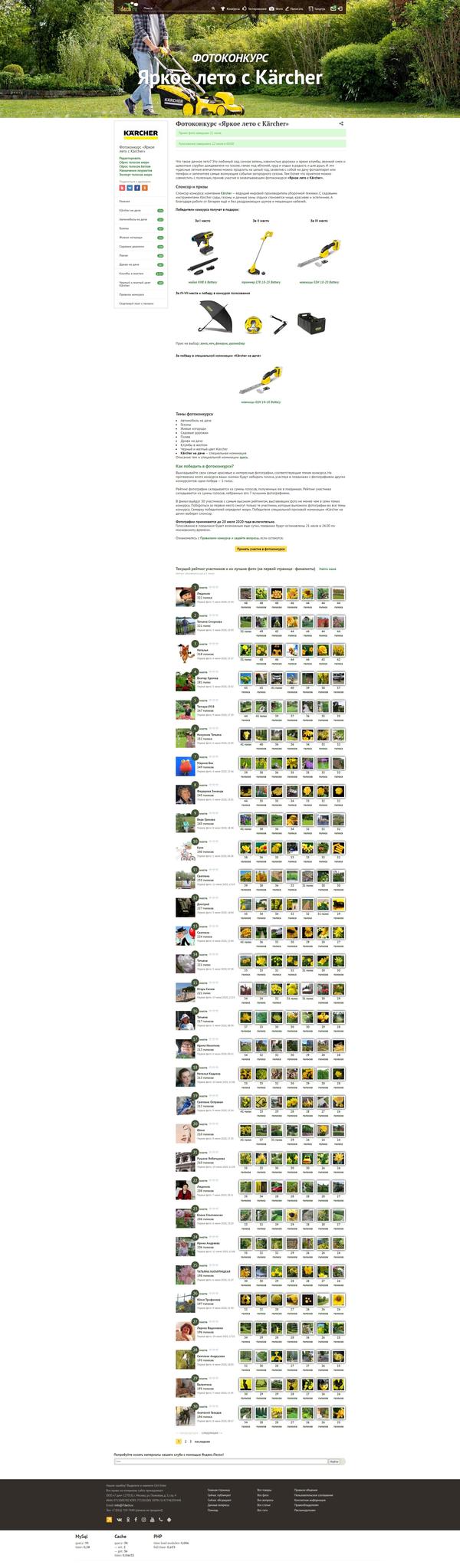 Состояние страницы рейтинга в 00.00. 22 июля 2020 года