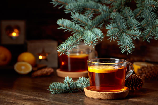 Чай с лимоном