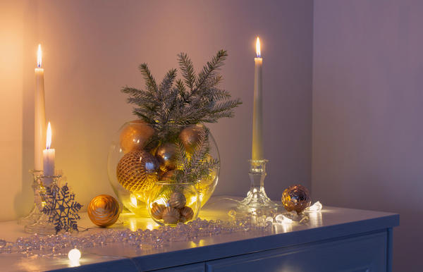 Новогодний декор комнаты