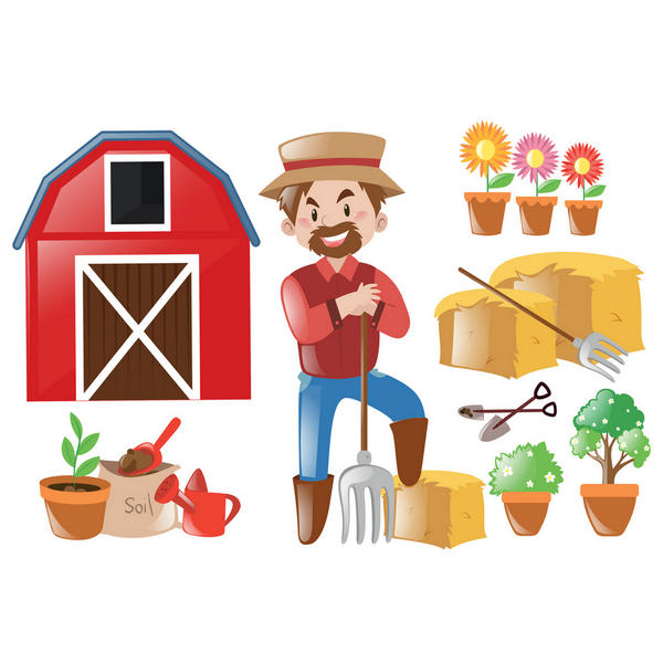 Дачник-мужчина