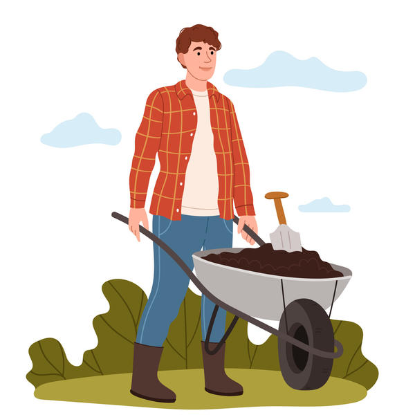 Дачник-мужчина