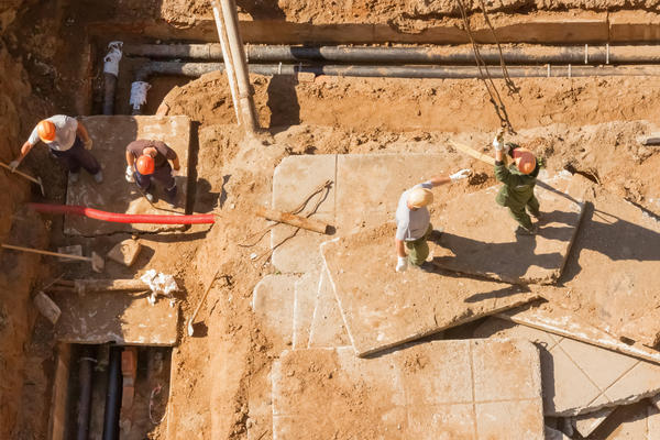 Устройство дренажа при строительстве