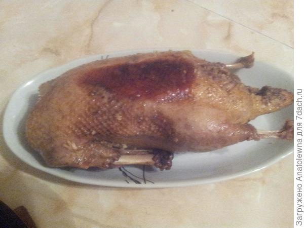 вот так выглядит готовая утка