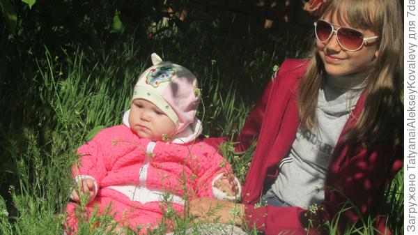 отдых с сестрёнкой на даче