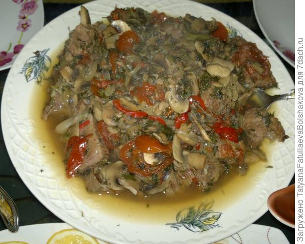Мясо по азербайджански рецепт с фото