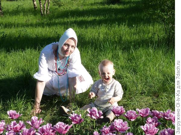 Костя с мамой