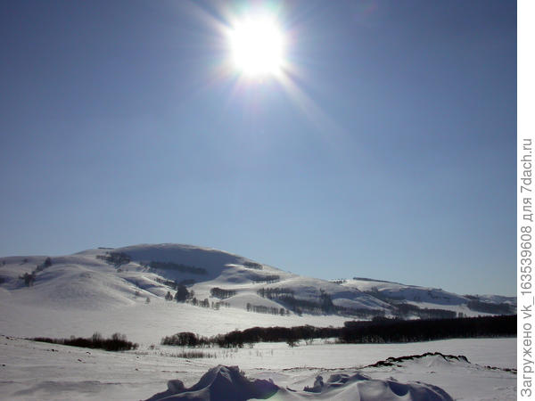 Солнце в зените.