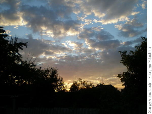 И такой летний закат