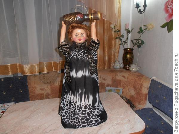 Наряд из шарфиков