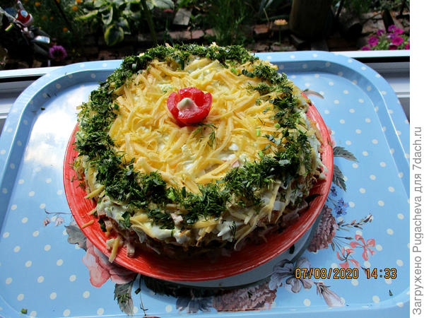 А это кабачковый тортик