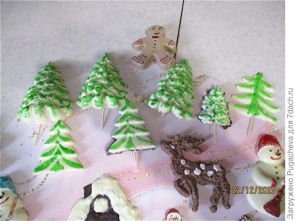 ...ёлочки в формочках.