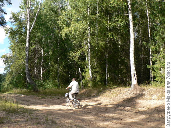На электровелосипеде