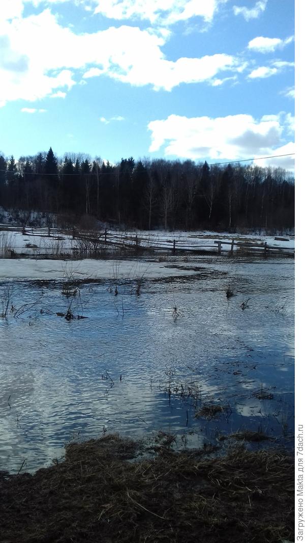 13 апреля, река вскрылась