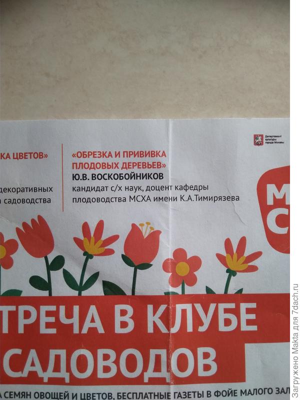 Данные о лекторе на билете