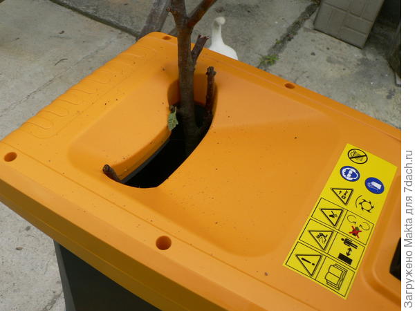 Диаметр веток до 40 мм