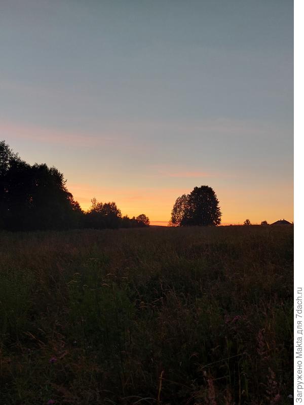 Вечера холодные тут, не особо на лавочке посидишь. .