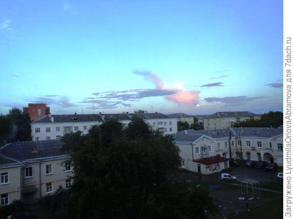 Вид с балкона...