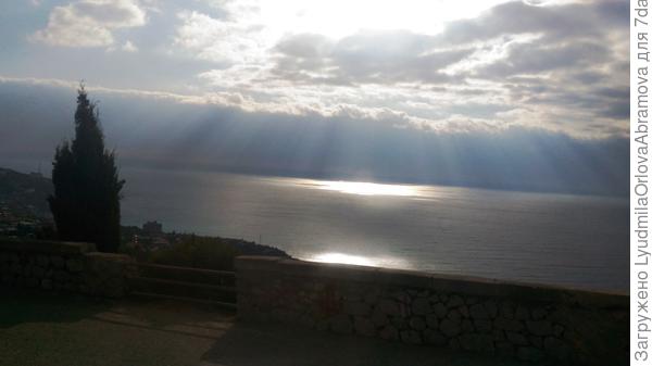 Над морем...