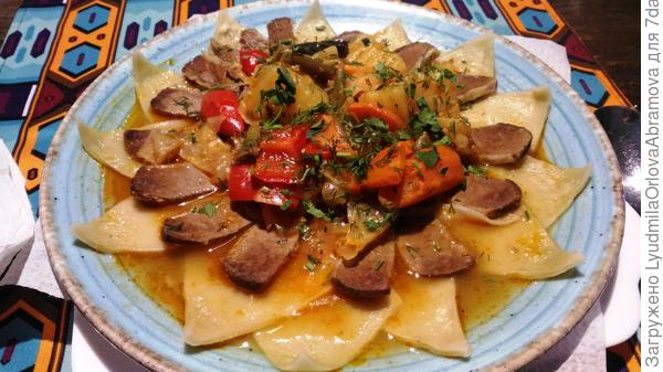 Бешбармак. Очень вкусно!