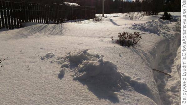 И очень снежно...