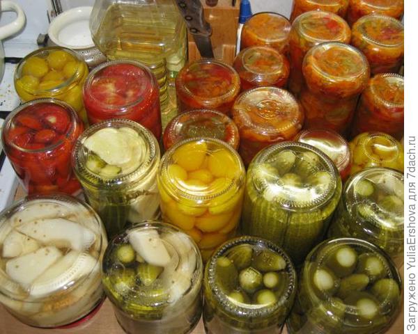 Заготовки со своей грядки :)