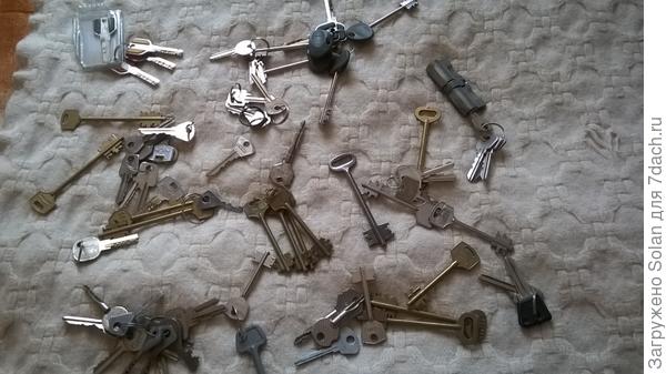 один так старался, что даже с &laquo;личинкой&raquo; замка приволок))))). На зиму я материалом обеспечена!))))