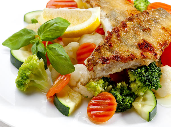 Рыба с овощами