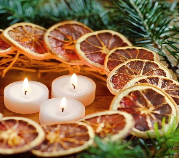 Сушеные апельсины на елку - 5 отличных идей для украшения!