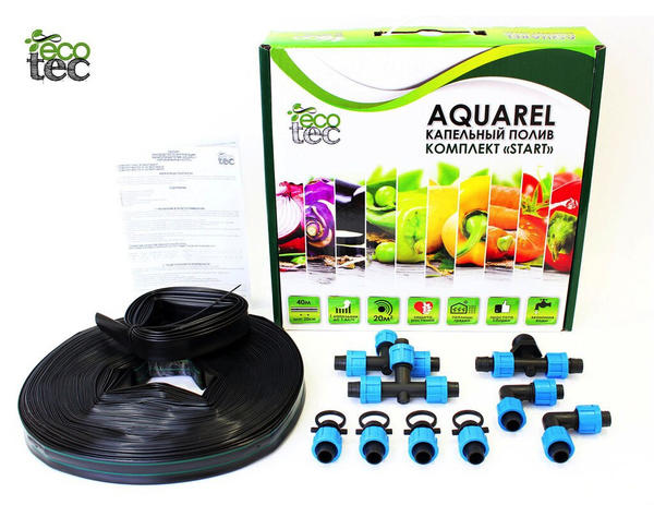 Комплект для микрокапельного полива ECOTEC Aquarel Start