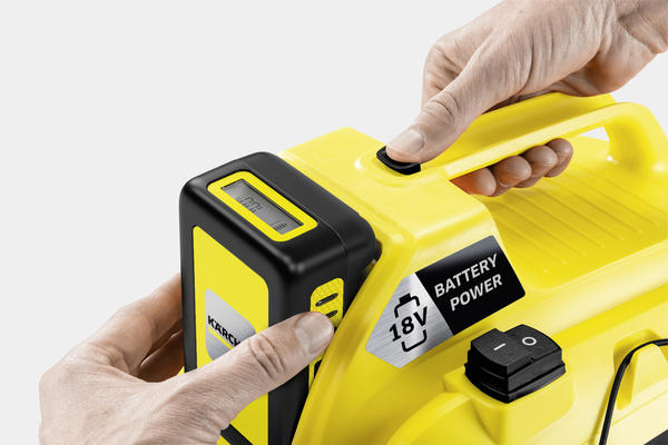 Аккумуляторный хозяйственный пылесос WD 1 Compact Battery Set